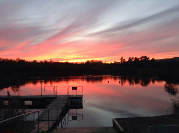 Holborough Lake Sunset